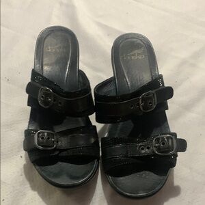 Dansko Black Mules Comfortable Clogs